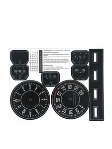 Chevrolet Car Decals - Instrument With Clock and Odometer Photo Main