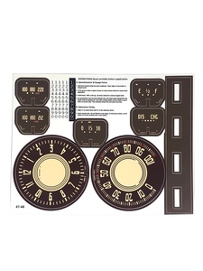 Chevrolet Car Decals - Instrument With Clock and Odometer Photo Main