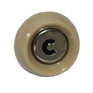 Chevrolet Car Choke Knob - Ivory With Chrome Insert Photo Main