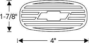 Chevrolet Truck Brake and Clutch Pedal Pads With Bowtie Photo Main