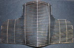 Chevrolet Car Grille -Billet. Aluminum. Polished Face Of Bars Photo Main