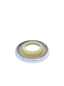 Chevrolet Car Escutcheon Ivory With Chrome Ring Photo Main