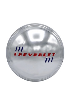 Chevrolet Hub Cap, Modified For Rallye Wheel, Stainless Photo Main