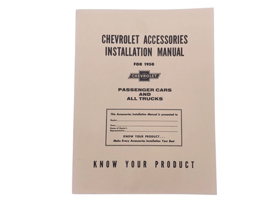 Chevrolet Accessory Installation Manual (Superb) Photo Main