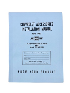 Chevrolet Accessory Installation Manual (Superb) Photo Main