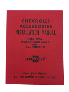 Chevrolet Accessory Installation Manual (Superb) Photo Main