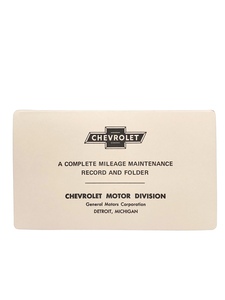 Chevrolet Folder - For Owners Manual and Papers Photo Main