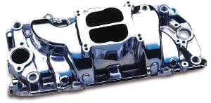 Chevrolet Intake Manifold -Polished Cyclone, Chevy Big Block (Oval Ports) Photo Main