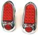 Chevrolet Parts -  Chevrolet Car Tail Light Assembly - Chrome, Led. All (Except Sedan Delivery And Wagon) 12 Volt