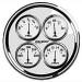  Parts -  Instrument Gauges - Auto Meter Old Tyme White Ii Series, 5" Quad Gauge