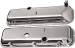 Chevrolet Parts -  Chevrolet Valve Cover Chrome 1965-72 Big Block Chevy 396-454 V8 "Oem" Short - Baffled (Includes Grommets)